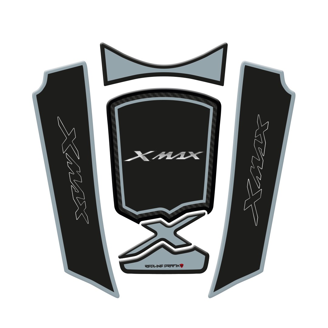 Xmax 2023-2026 Uyumlu Siyah Seramik Gri Tank Pad