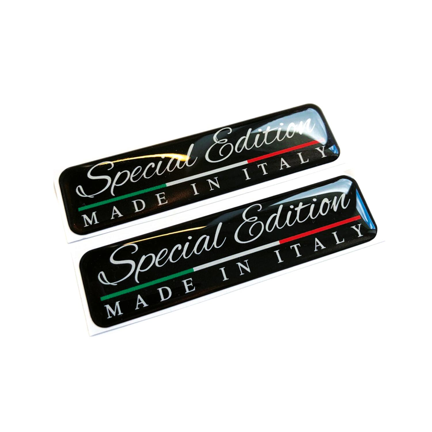 Special Edition İtalyan Bayraklı 3D 2 Adet Sticker Redlinegrafik