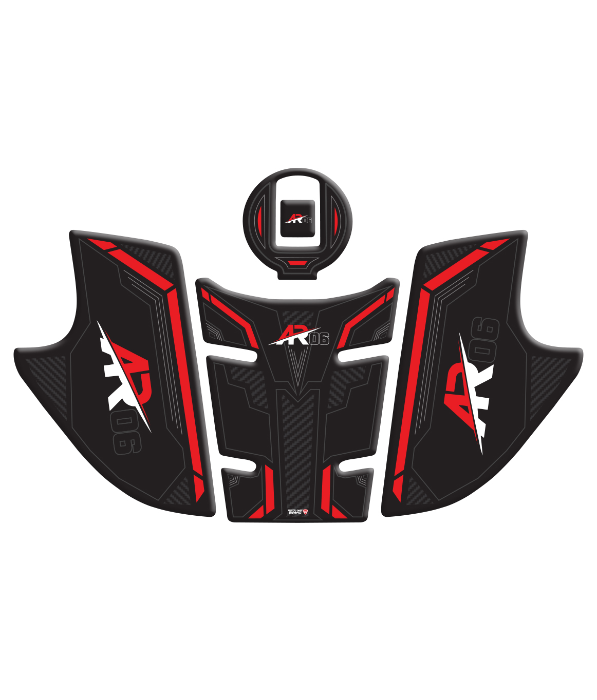 Arora AR-06 Kırmızı Tank Pad Redline Grafik