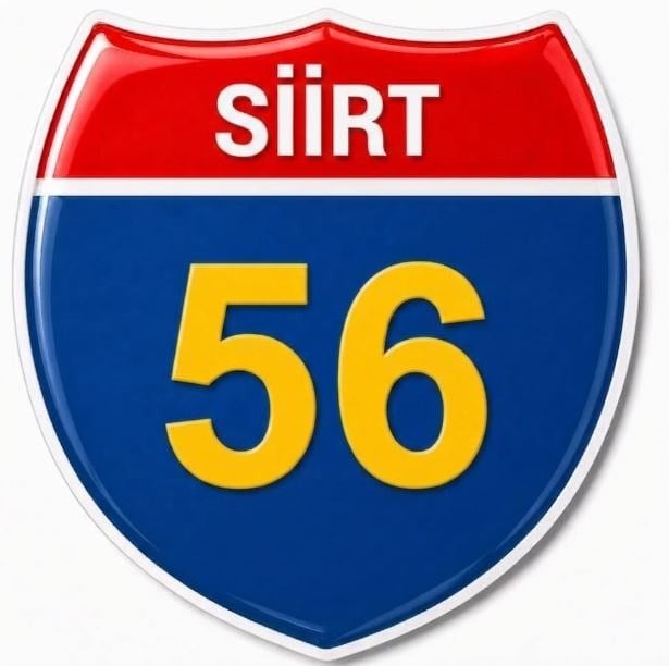 Redlinegrafik Siirt 56plaka Kodlu 3D Kabartmalı Araç 1 Adet Sticker Etiket sarı lacivert Renk