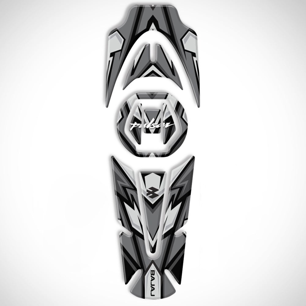 Bajaj Pulsar Tank Pad set Gri