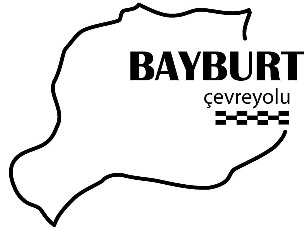 Bayburt Çevreyolu Sticker - Ücretsiz Kargo 