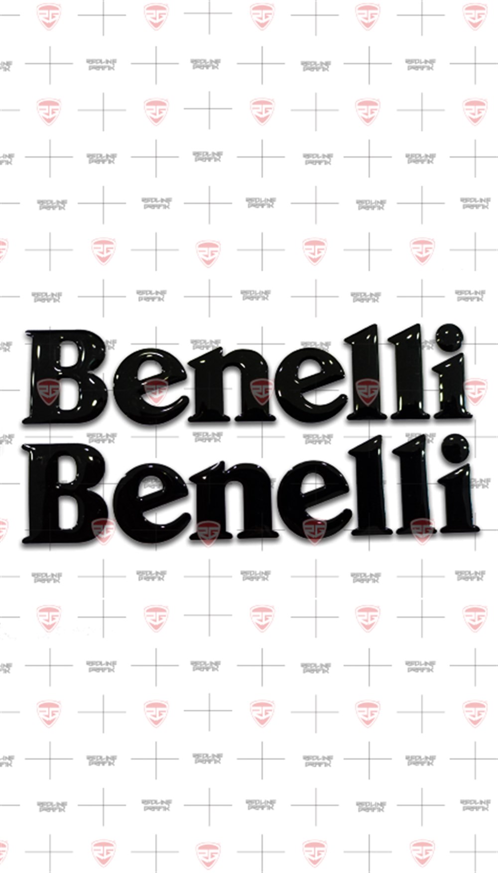 Benelli 3D Damla Sticker - Siyah