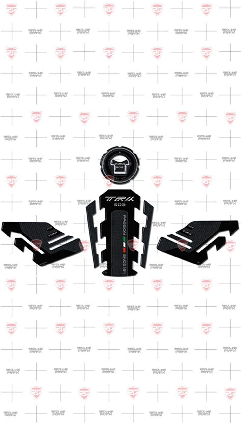 Benelli Trk 502 Siyah Tank pad set 