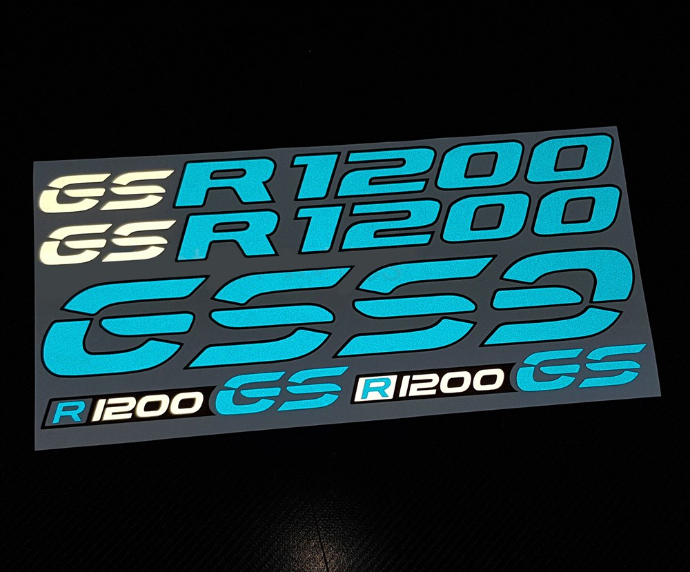 BMW R1200 GS Reflektifli Adventure Sticker Set