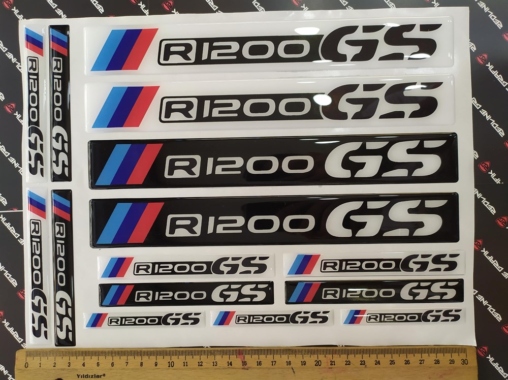 Bmw R1200 GS Special 3D Sticker Set