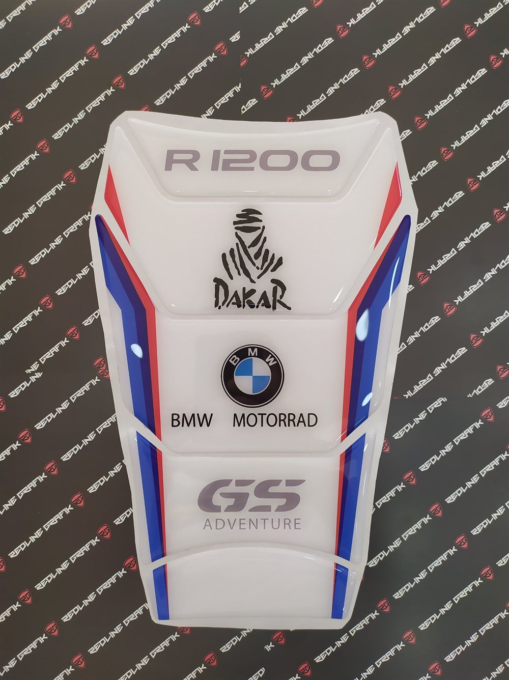 Bmw R1200 GS Special Dakar Tank Pad Beyaz