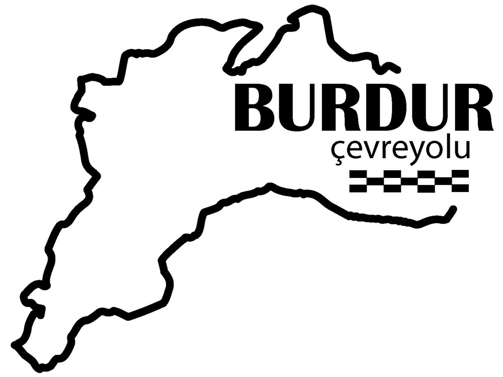 Burdur Çevreyolu Sticker - Ücretsiz Kargo 