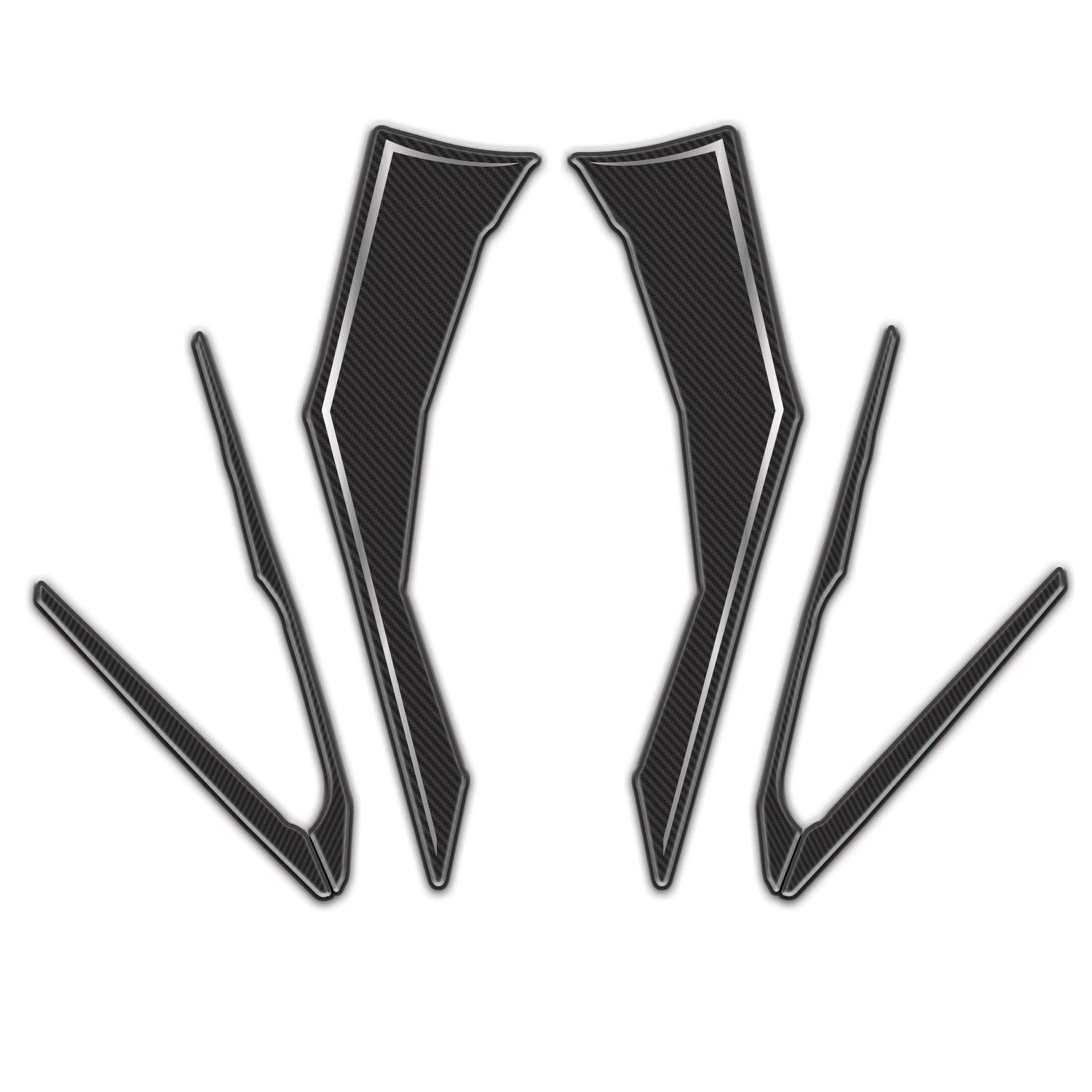 CBR 500R 2025 Model Far Üstü Kafa Grenaj Sticker Set Karbon 5 Parça Redlinegrafik