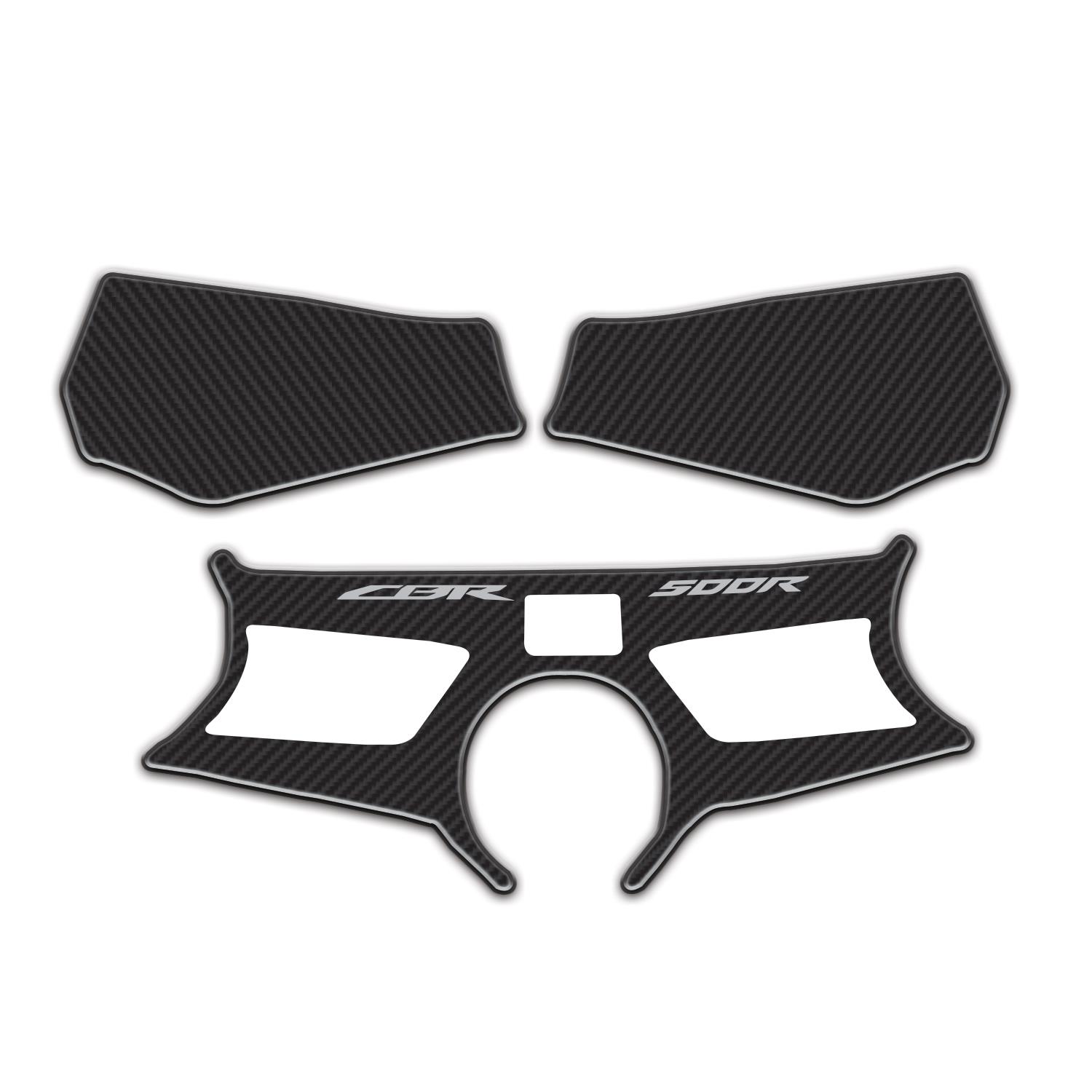 CBR 500R 2025 Model Karbon Gidon Koruma Set Koruyucu Sticker 3 Parça Redlinegrafik