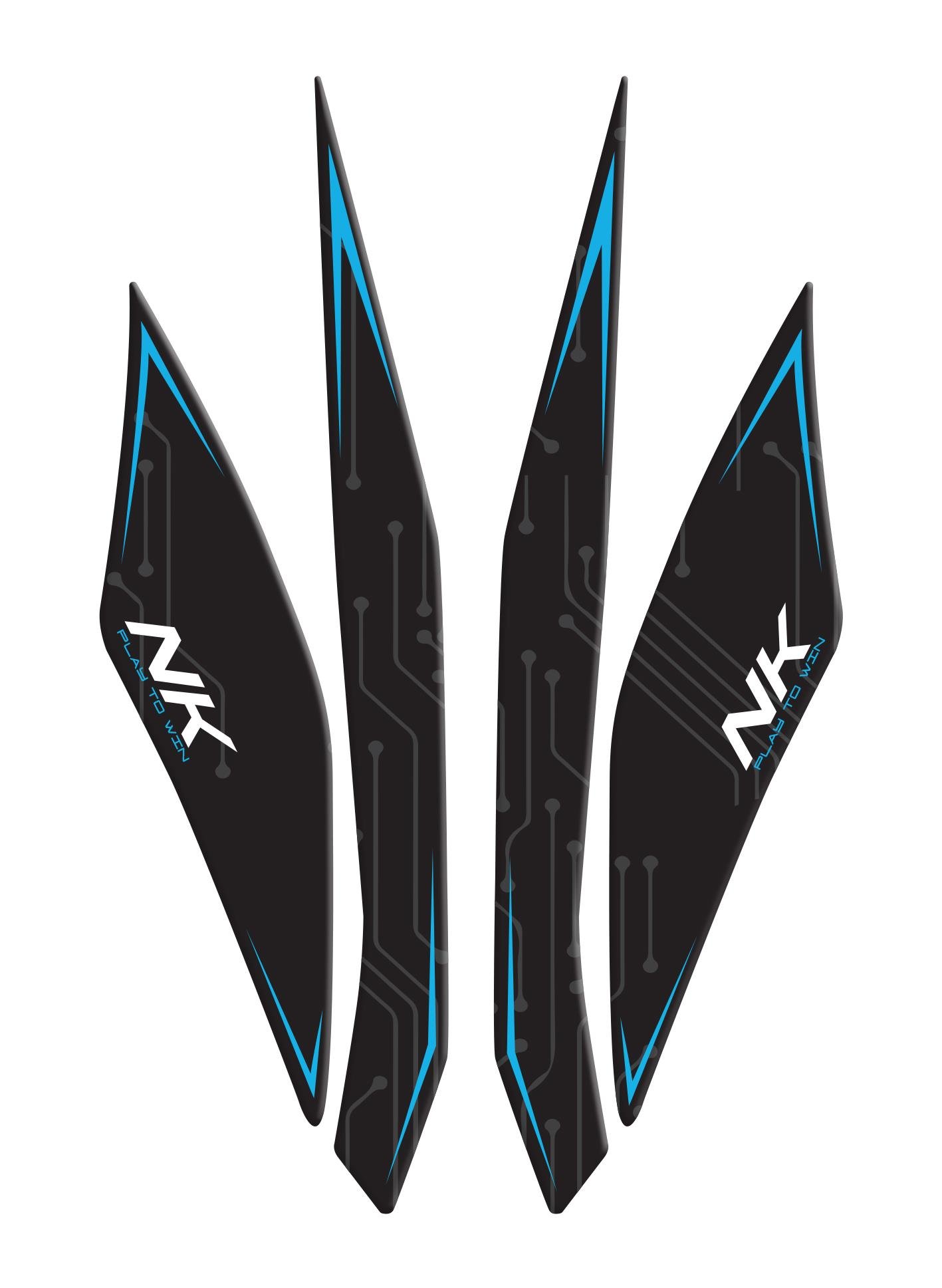 cf moto 2023 250 nk mavi kafa grenaj pad