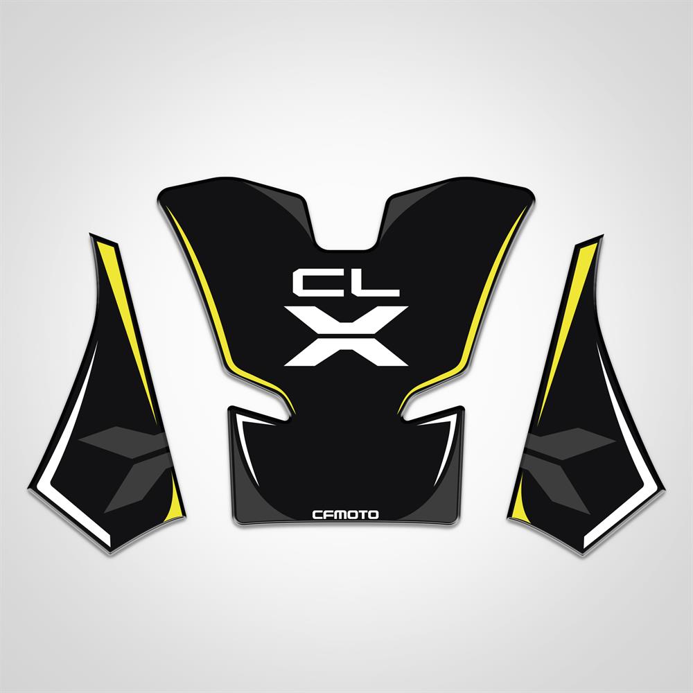 Cf moto 250 CL X Siyah Sarı Tank Pad
