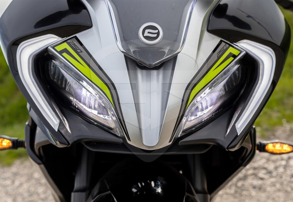 Cf moto 250 SR Far Kaşı Siyah-Neon Sarı