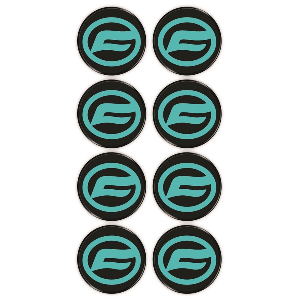 Cf Moto Logo 8'li Koruma Takozu 3D Sticker Etiket Siyah Mavi