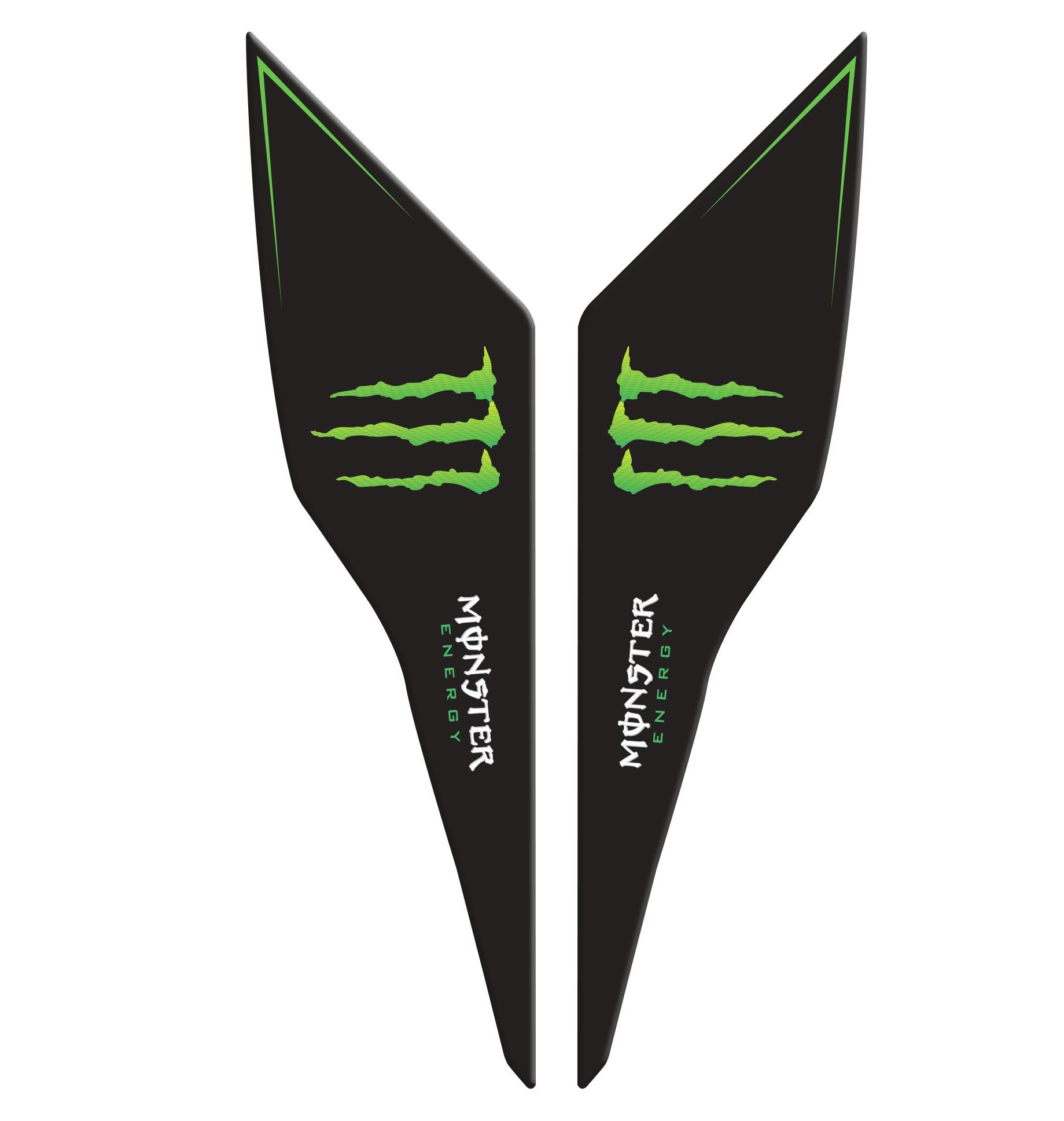 Cf Moto NK 250 2023 Uyumlu Kuyruk Pad Monster yesil Redlinegrafik