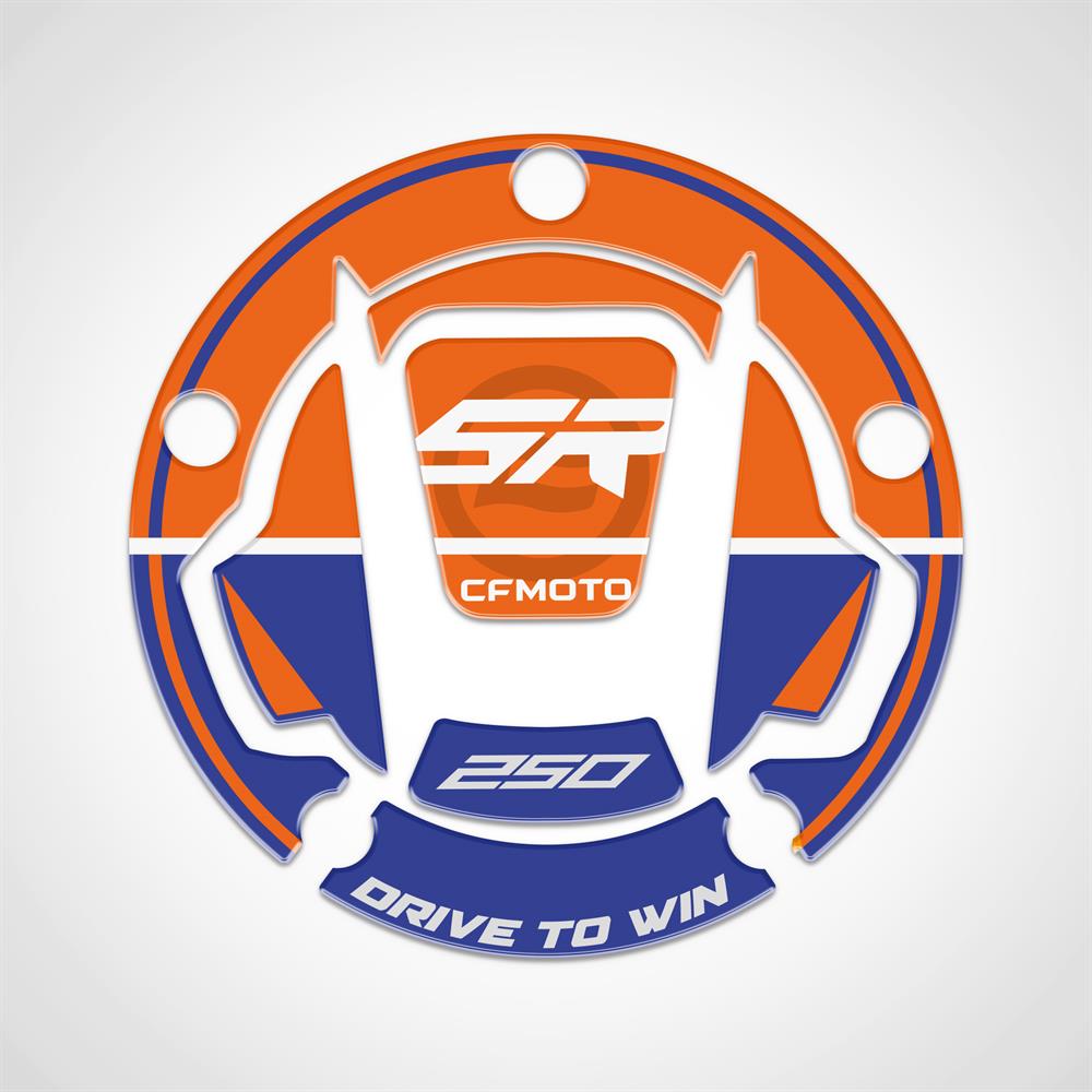 CF Motor 250 sr Turuncu Depo Kapak Pad Sticker