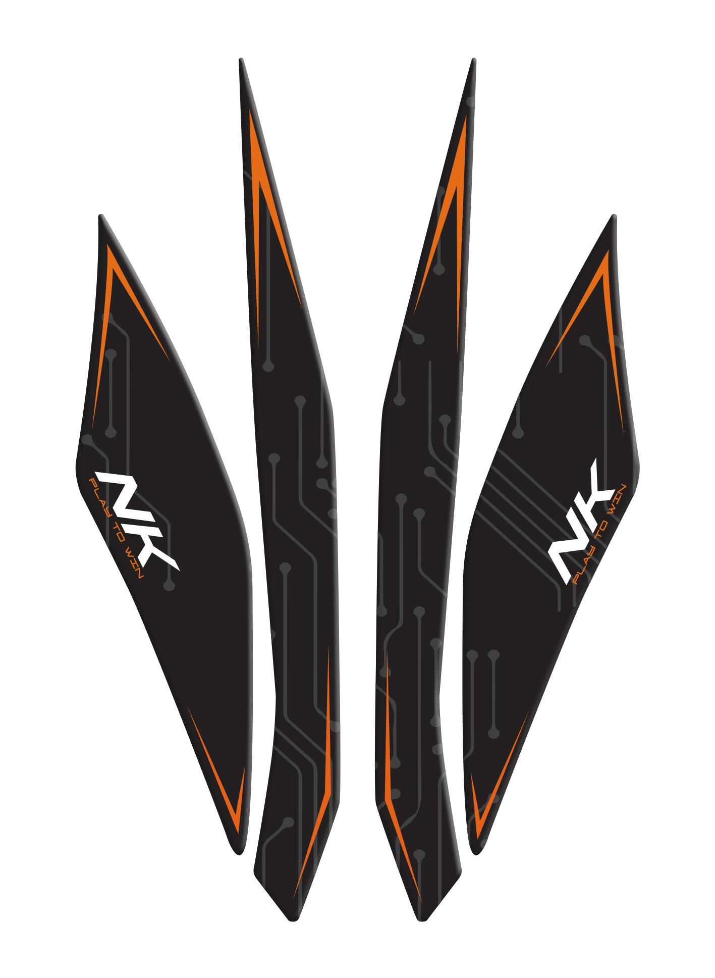 CFMOTO 2023 250 nk turuncu kafa grenaj pad