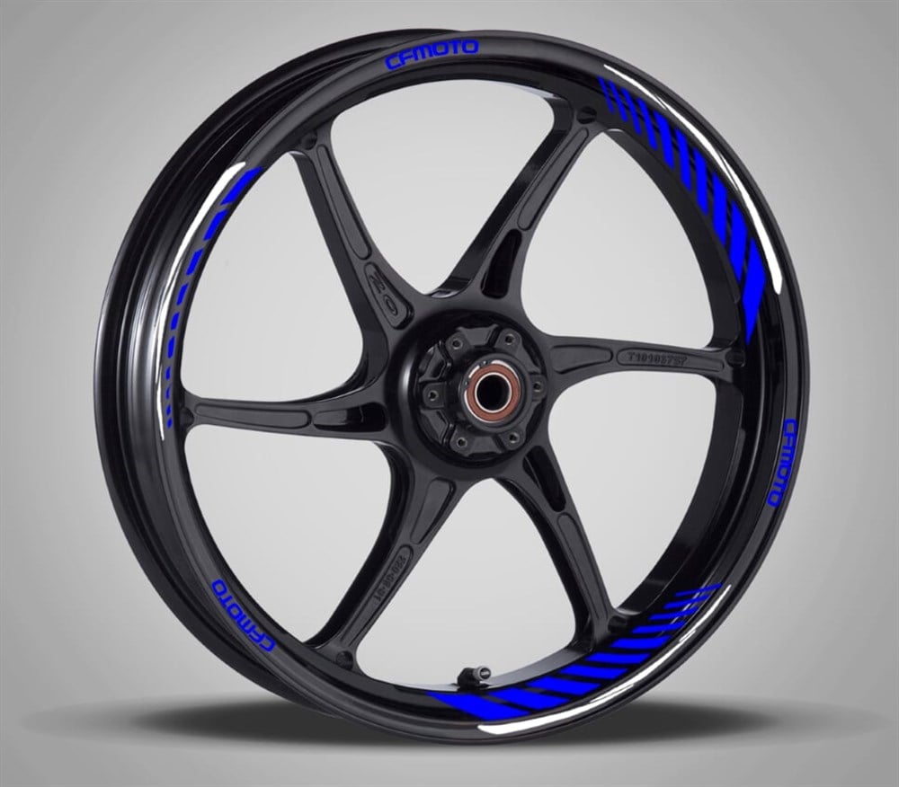 Cfmoto Mavi Beyaz Jant Şerit Takımı