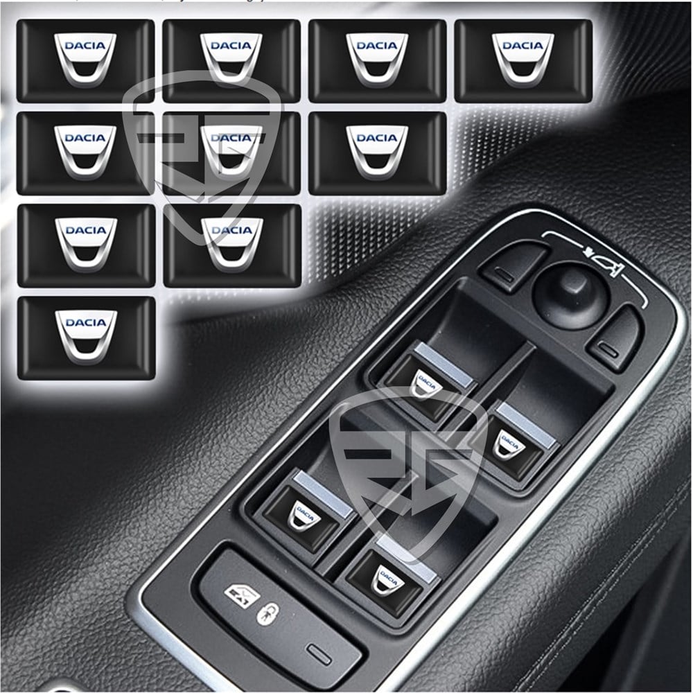 Dacia Duster İçin Dekoratif 3D Sticker 10 Adet