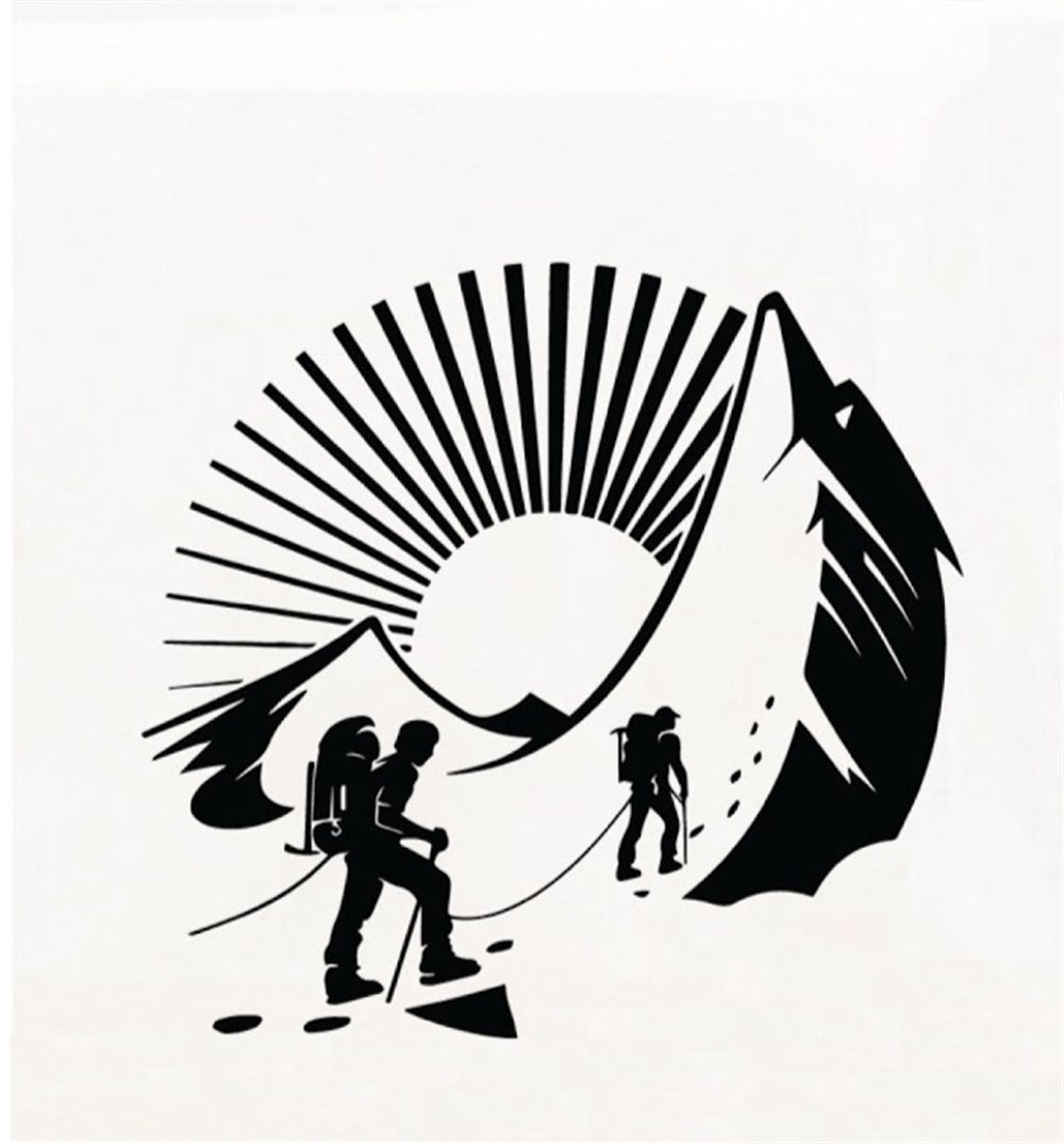 Dağ Tırmanışı Sticker