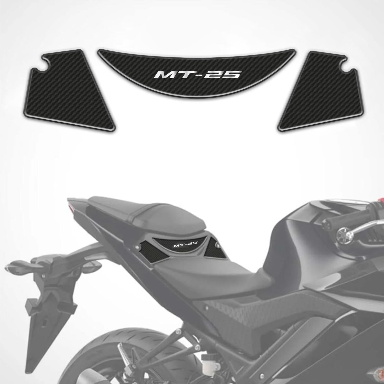 Redline Grafik Mt-25  2015 - 2018 Model Uyumlu Karbon desen Sele Üstü Koruma Pad MT25