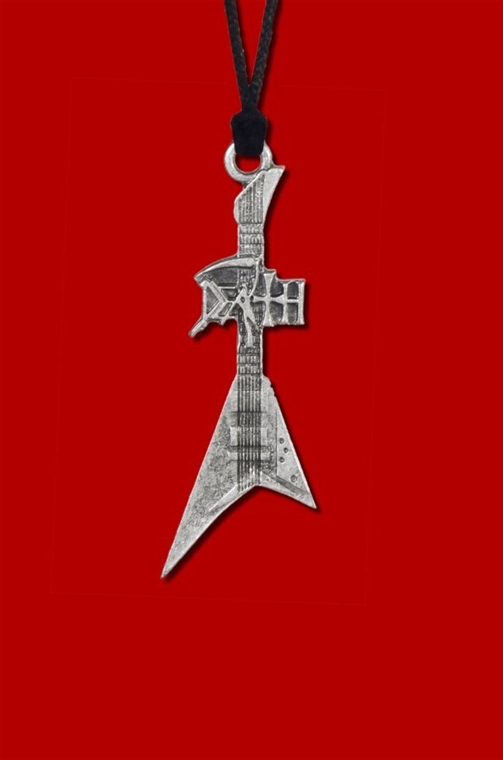 Death Gitarlı Kolye