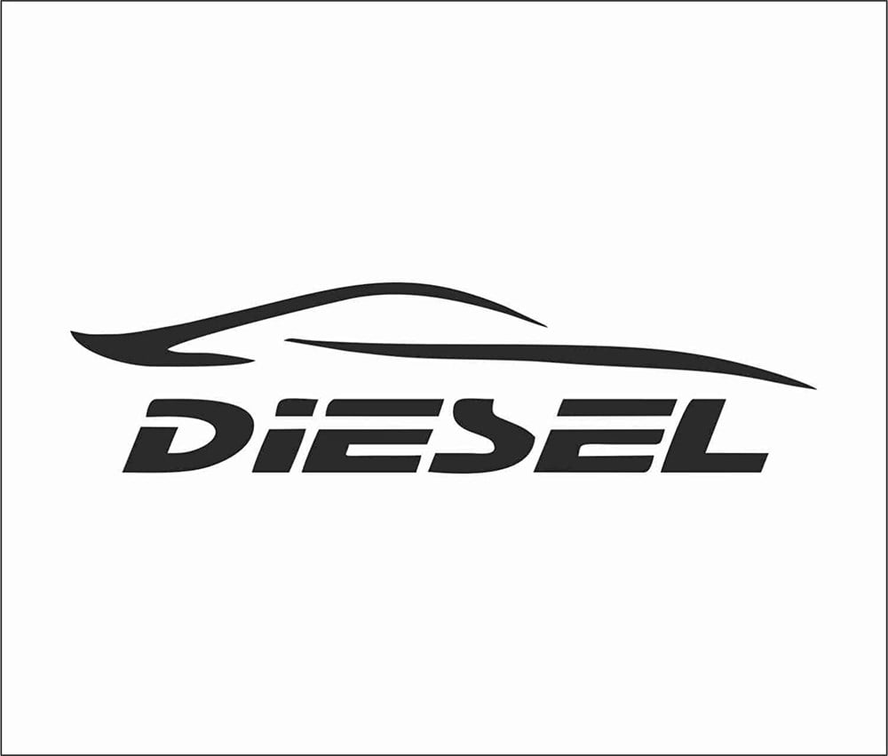 Diesel Depo Kapağı Oto Sticker 6