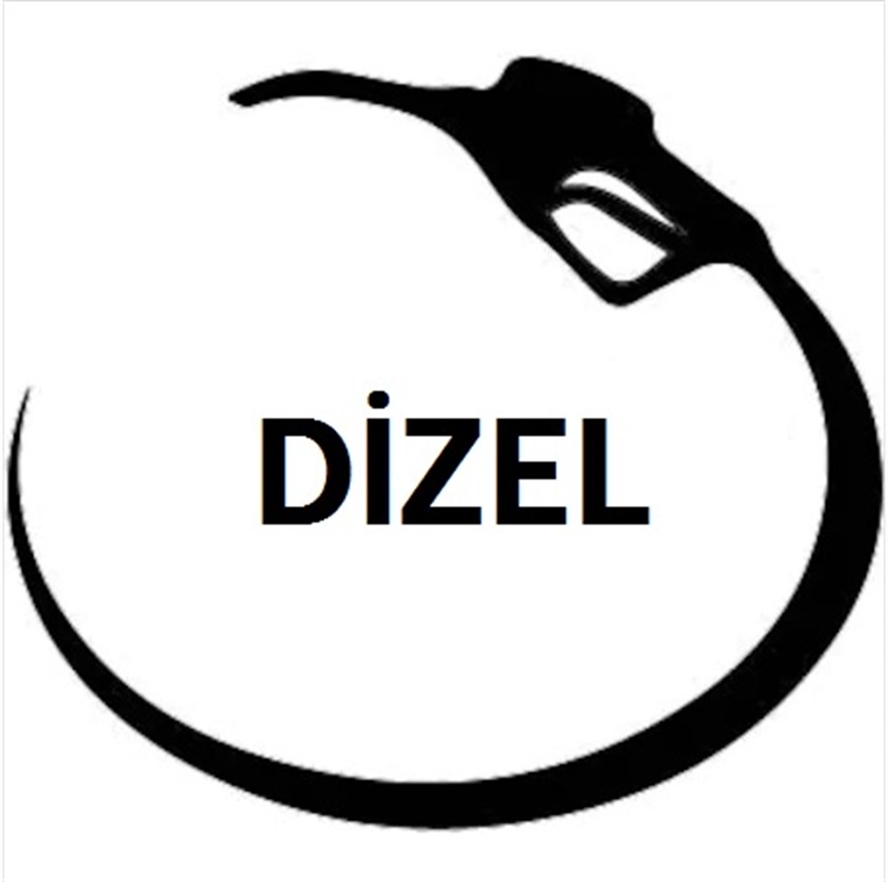 Dizel Depo Kapağı Oto Sticker Siyah 9