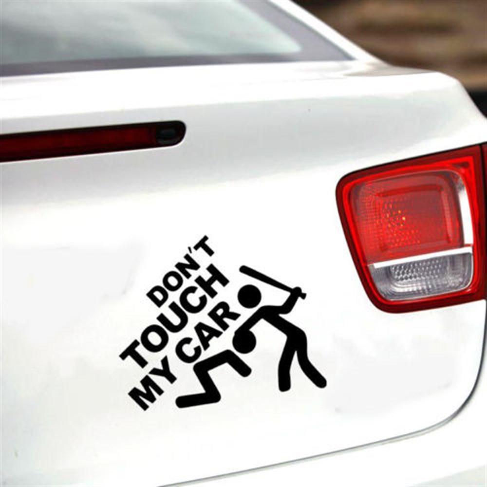 Don't Touch My Car Oto Sticker
