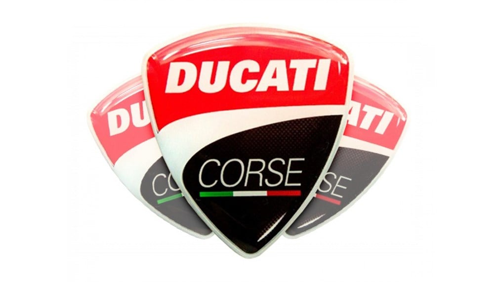 Ducati Corse 3D Sticker 2 Adet