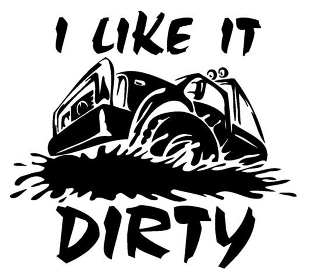 Duster Sticker I Like it Dirty