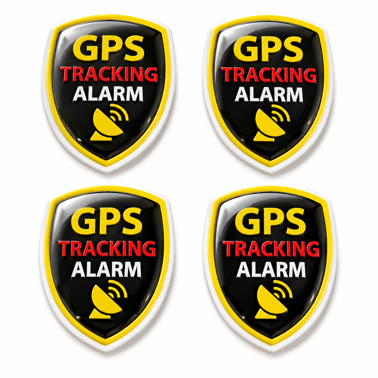 Redlinegrafik GPS Stikcer Damla 4 Adet 