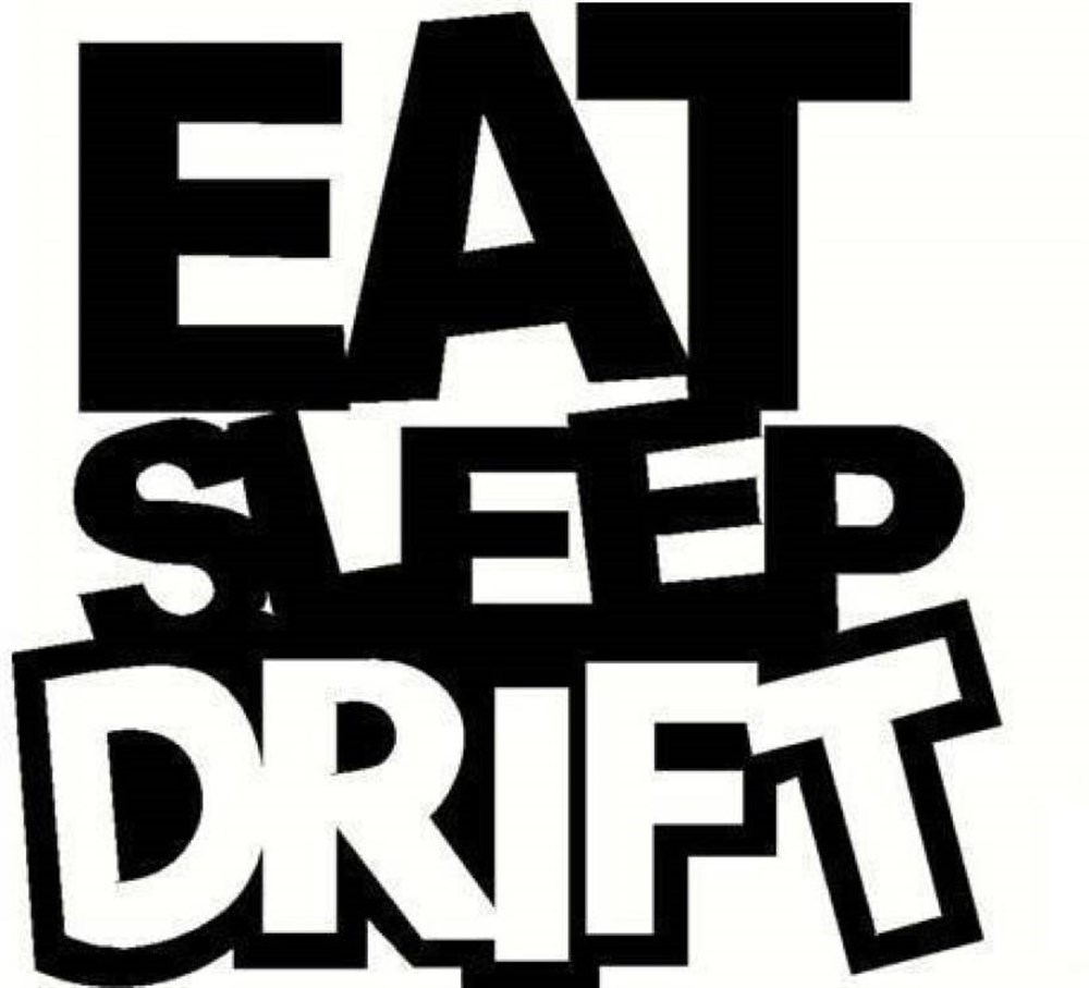 Eat Sleep Drift Sticker 