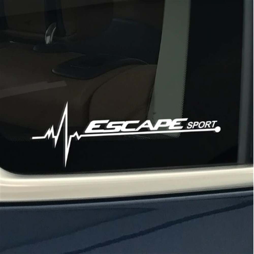 Escape Sport Oto Sticker 2 Adet