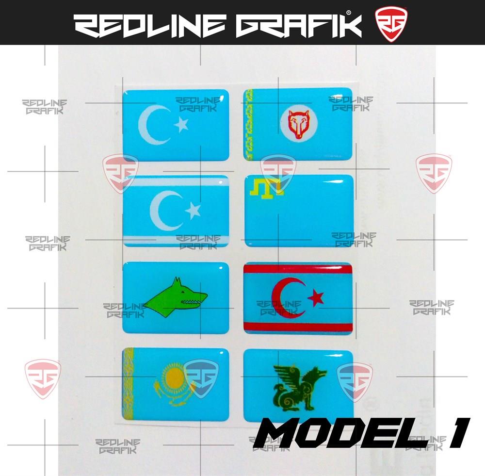 Eski Türk Devletleri Sticker Set