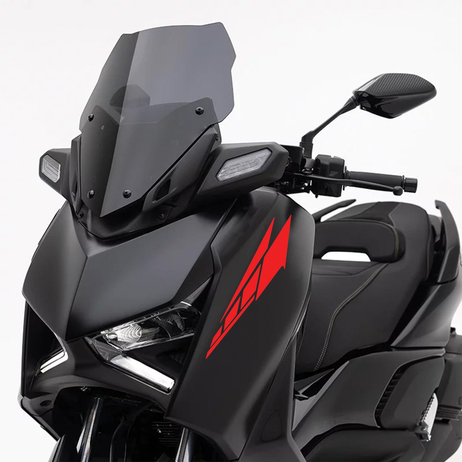 Motosiklet Universal 2 Adet Sticker Reflektif Kırmızı Xmax Nmax Pcx Forza Adv350 RKS	