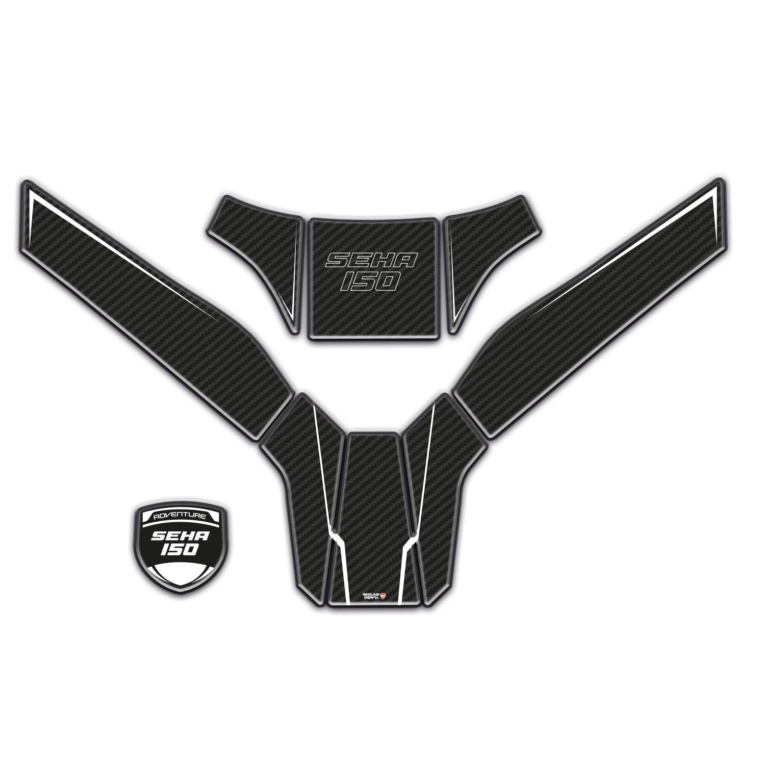 Kanuni Seha 150 Uyumlu Beyaz Karbon Tank Pad Set 8 Parça Redlinegrafik 