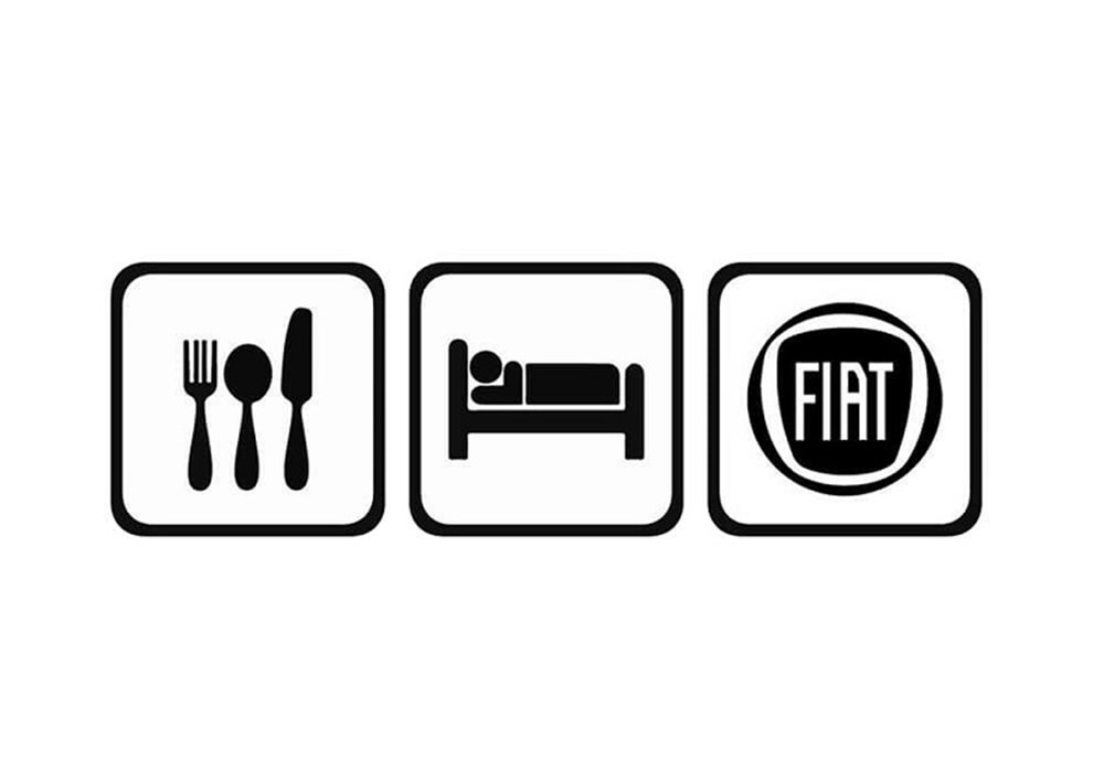 Fiat Servis Sticker
