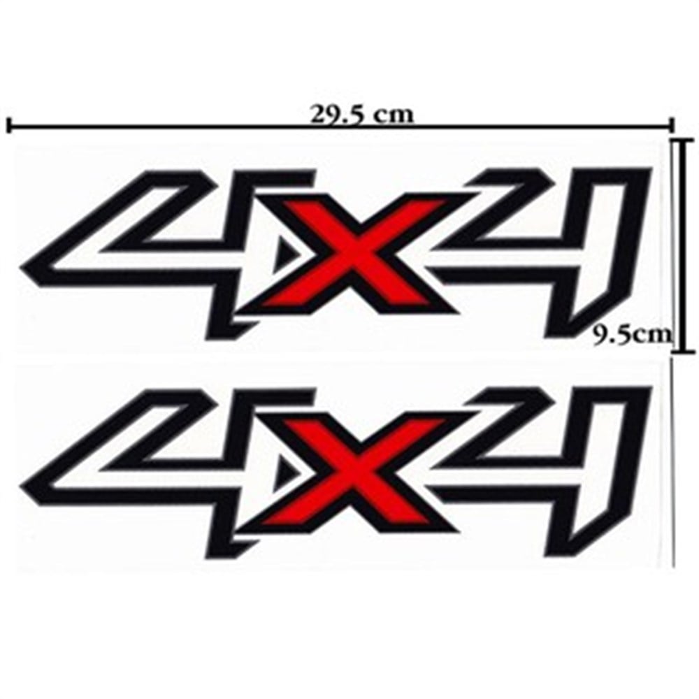 Ford Ranger 4X4 Sticker 2 Adet