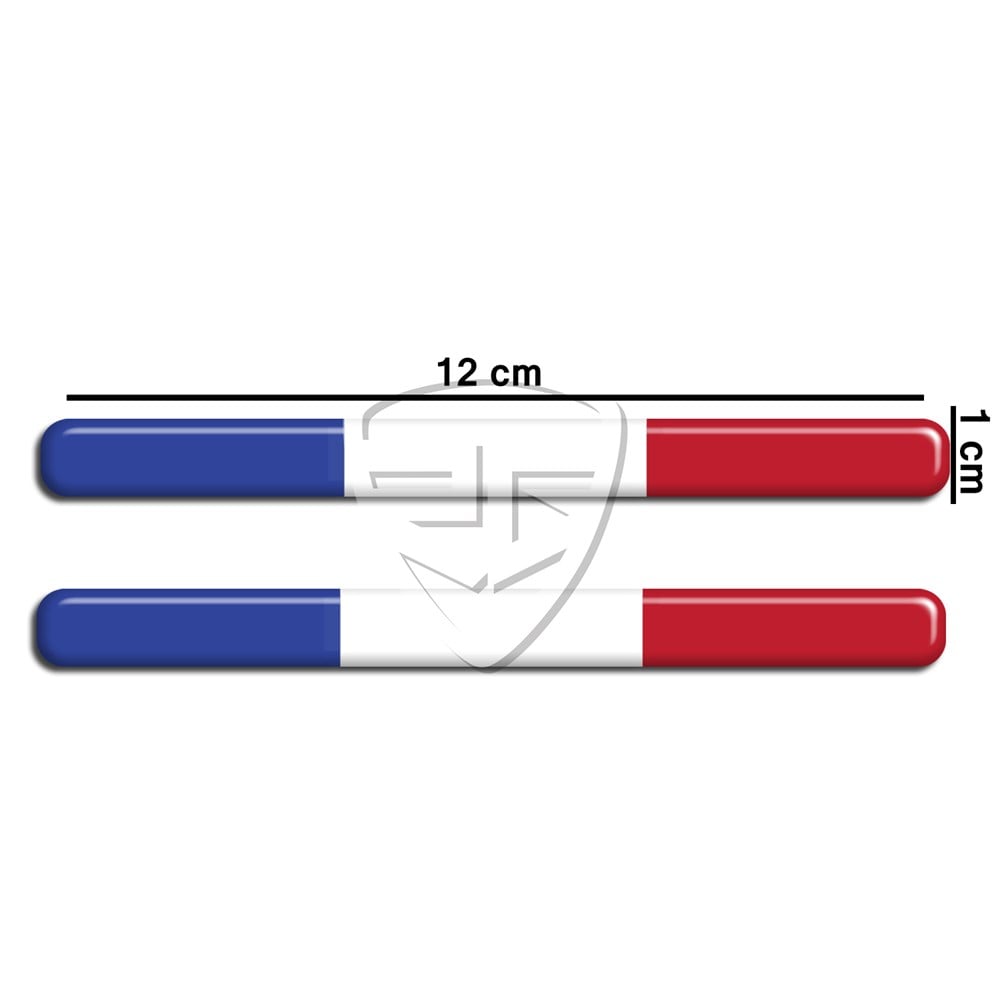 Fransa 3D Sticker 2 Adet