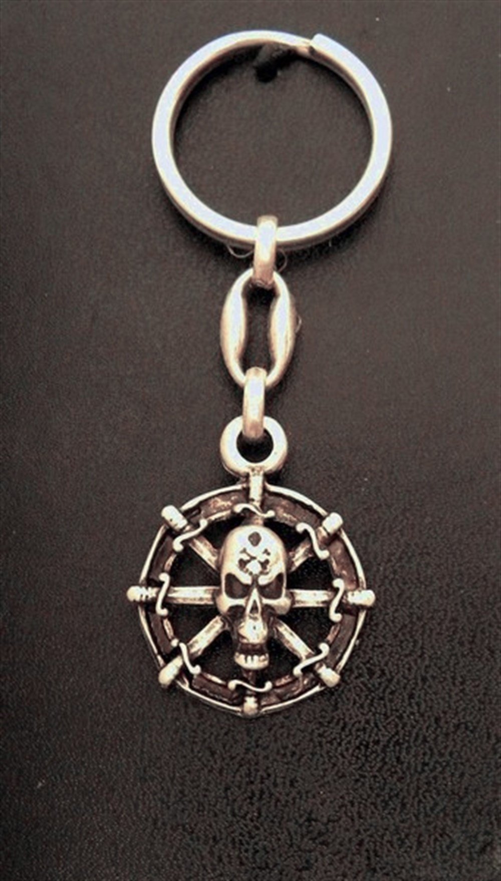 Gemici Dümeni Kuru Kafa Anahtarlık