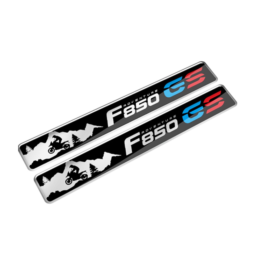 Gs F850 Adventure 3D Sticker Siyah