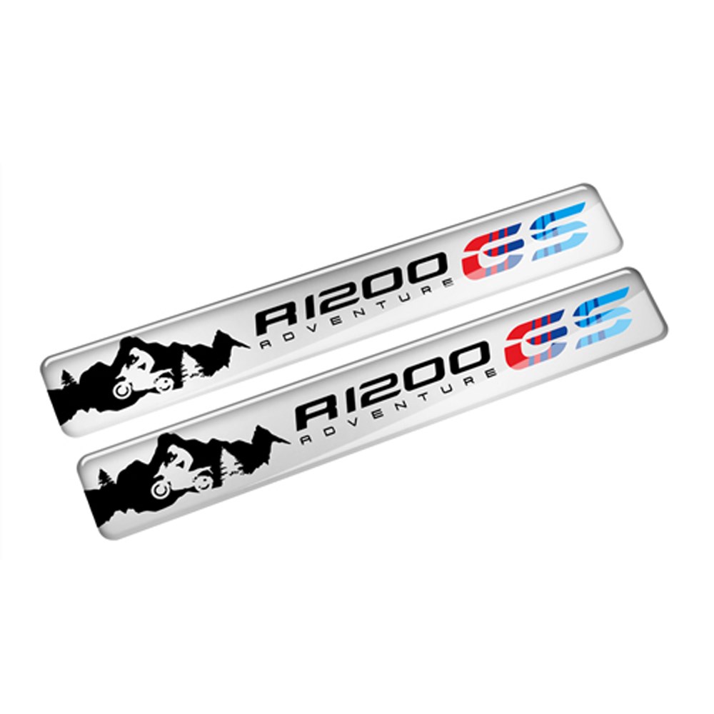 Gs R1200 Adventure 3D Sticker Beyaz