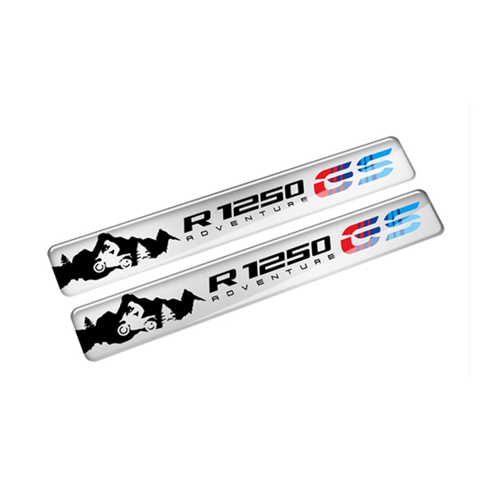 Gs R1250 Adventure 3D Sticker Beyaz