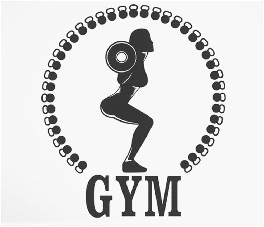 Gym Woman Sticker