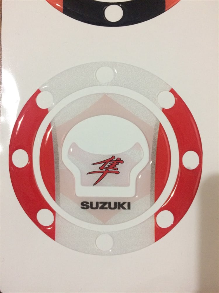 Hayabusa Depo Kapak Sticker Kırmızı Beyaz 1999-2007
