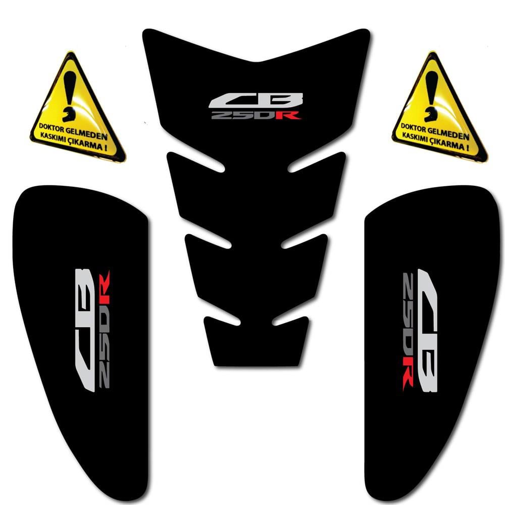 Honda CB250R Black Edition Tank Pad & Yan Pad Seti