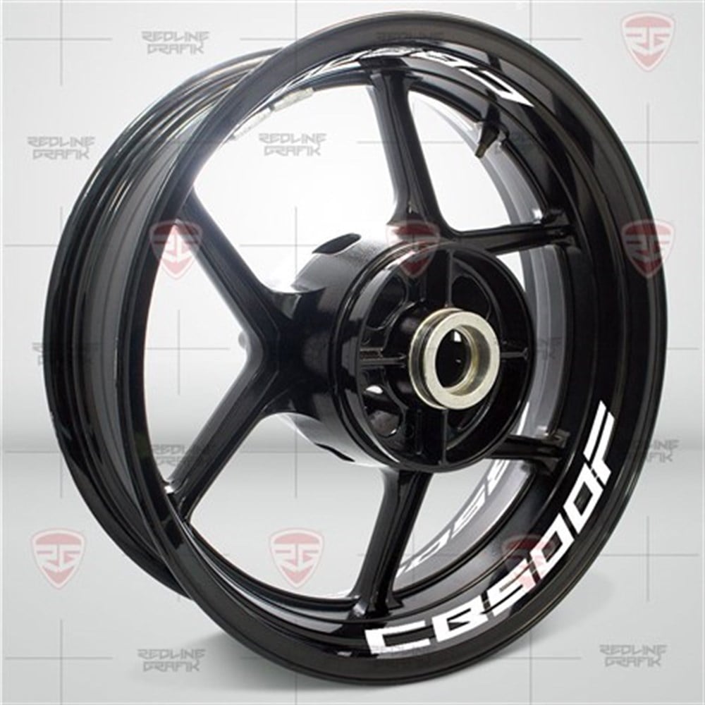 Honda CB500F Reflektif Beyaz Jant Şeridi