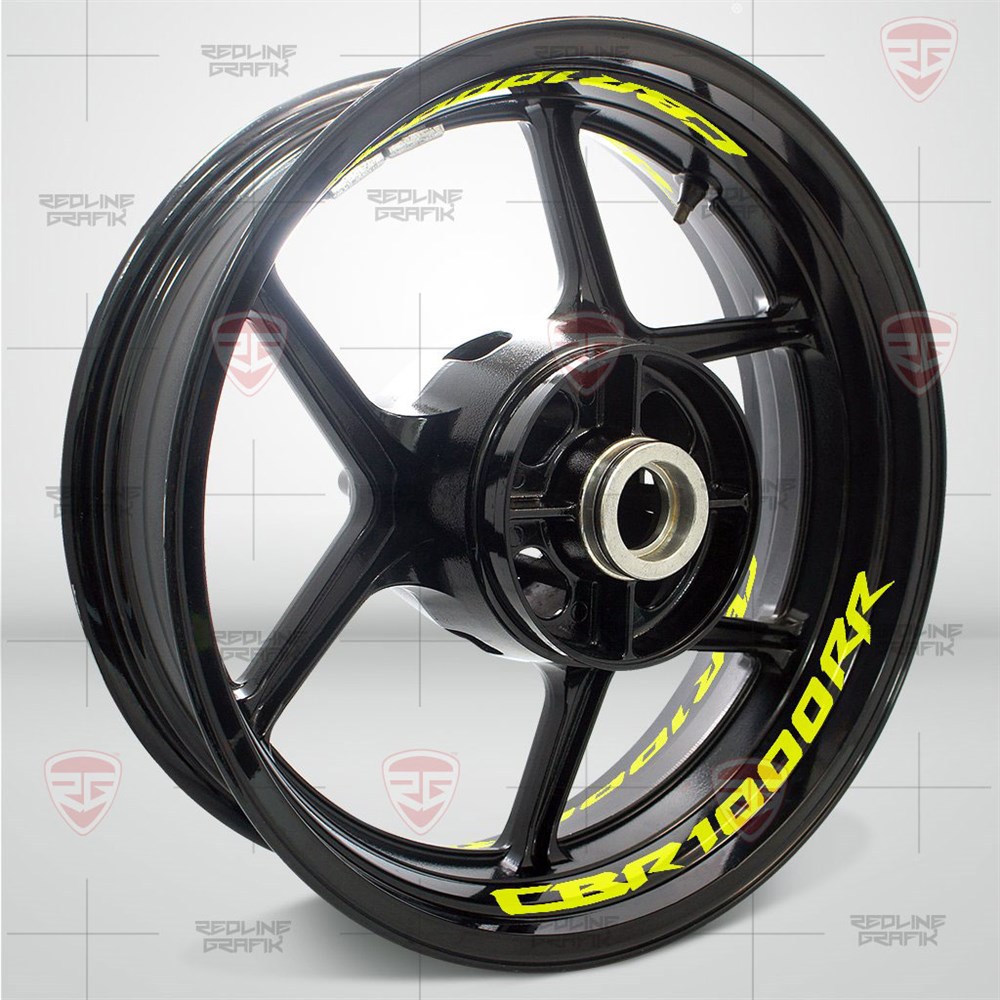 Honda Cbr 1000r Neon Sarı Jant Şeridi