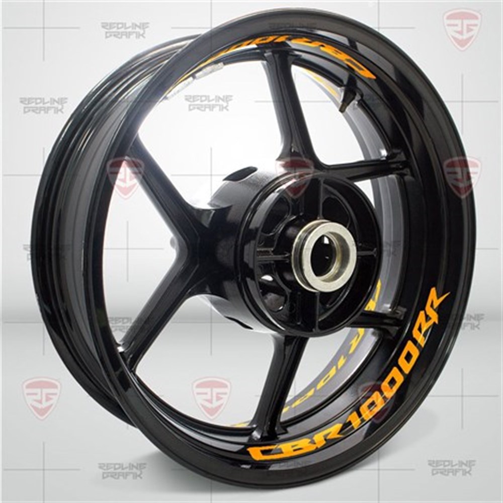 Honda Cbr 1000r Turuncu Jant Şeridi